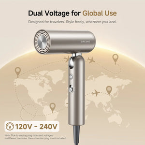 Dreame Pocket Pro ヘアドライヤー ゴールド Dreame Pocket Pro Hair Dryer – Dreame Beauty